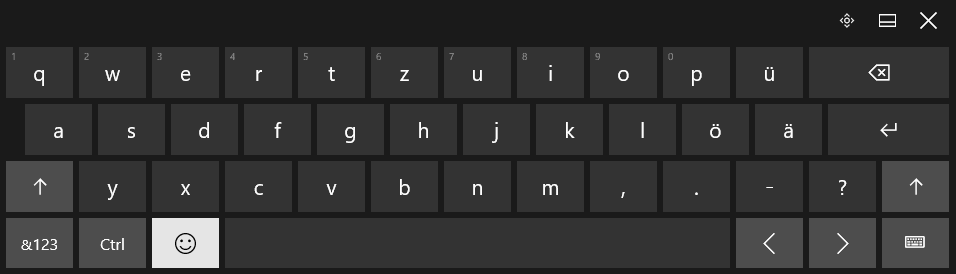 Klicken Sie auf den Emoji Button