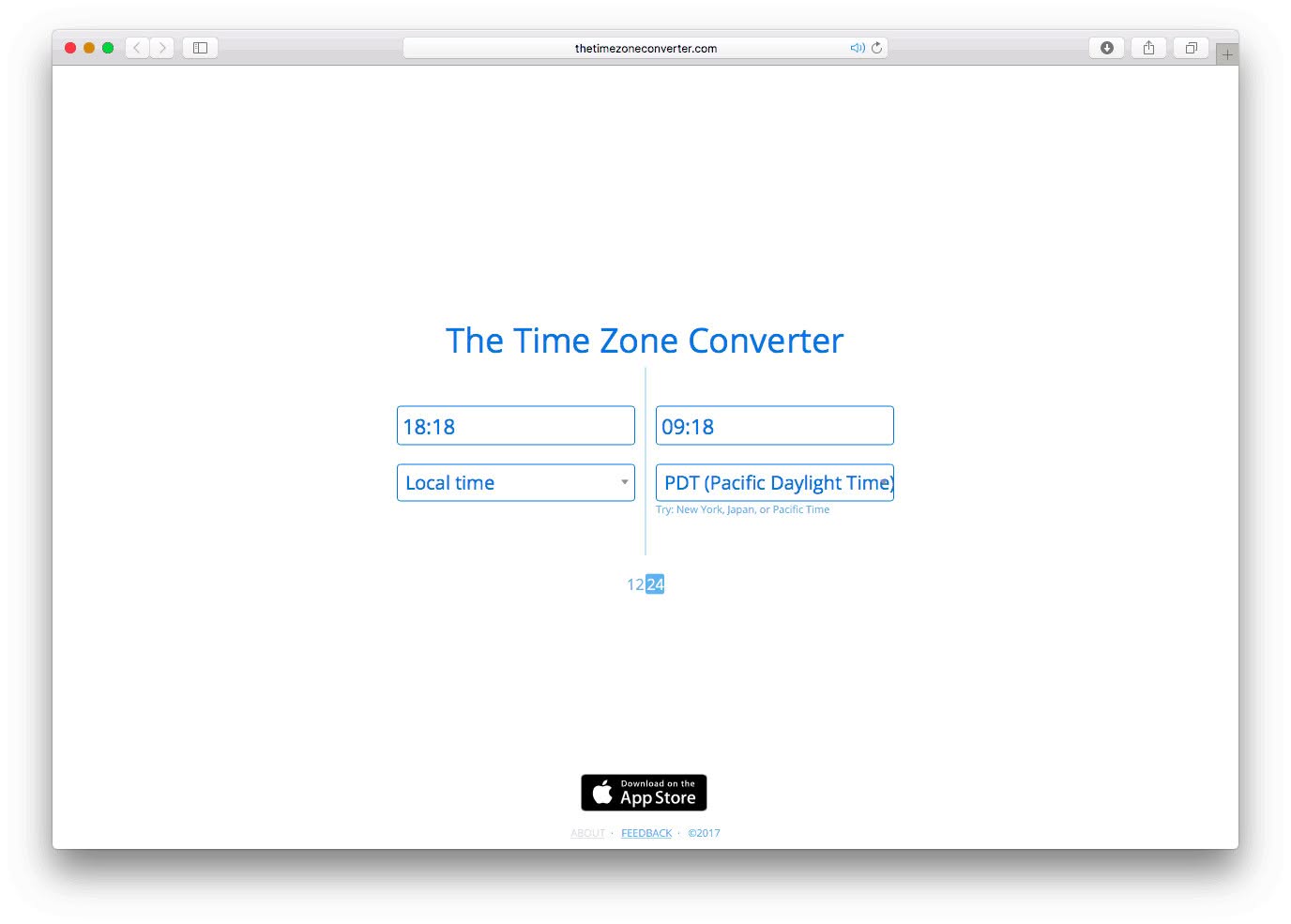 3. The Time Zone Converter - Particularly Simple Time Zone Converter