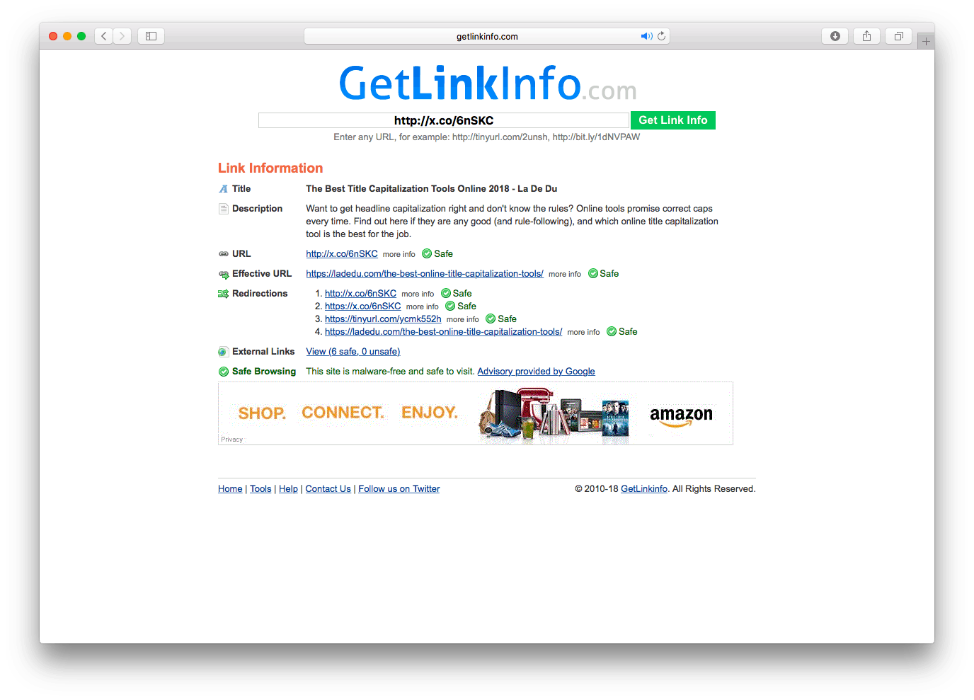 GetLinkInfo.com