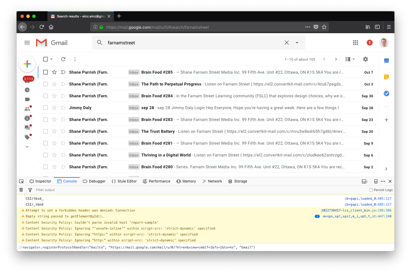 Adding a web-based email service as mailto handler in Mozilla Firefox