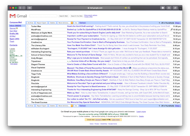 How to Open Gmail in Basic HTML