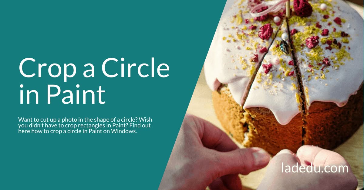 Crop a Circle in Paint: Here's How