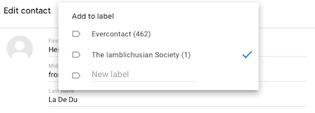 Check the newsletter’s label