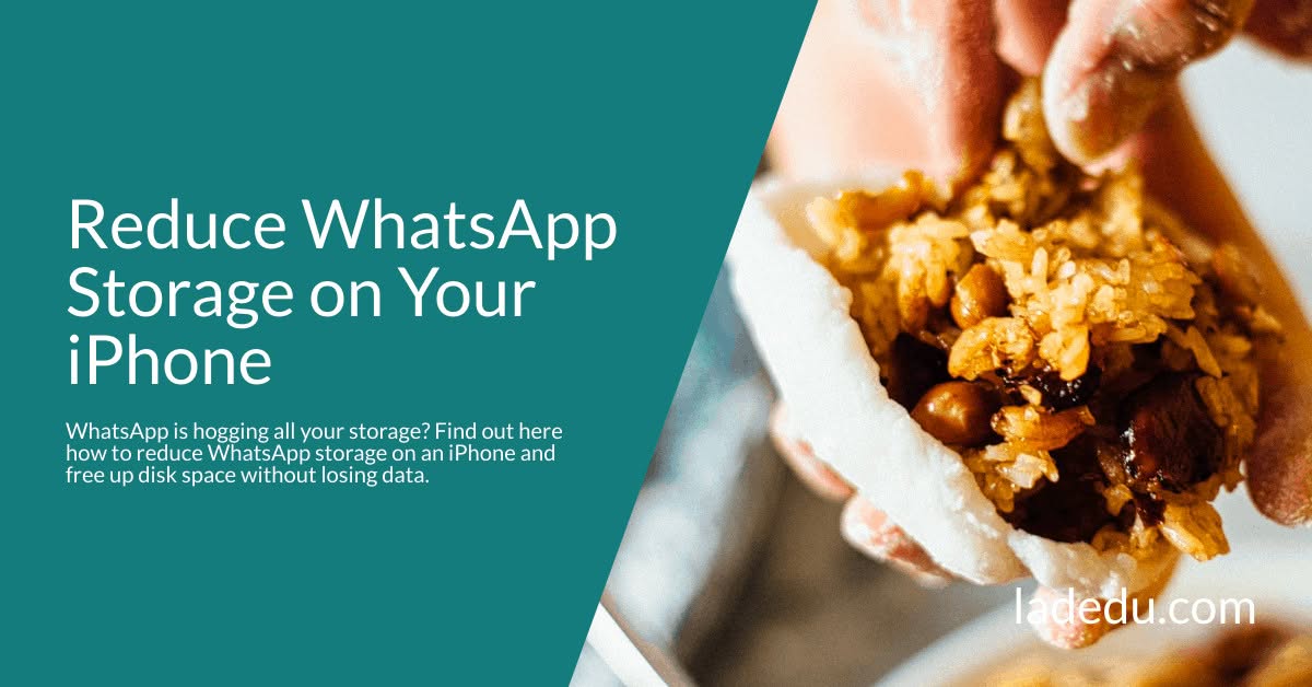 Reduce WhatsApp Storage on Your iPhone