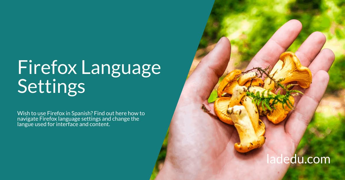 Firefox Language Settings