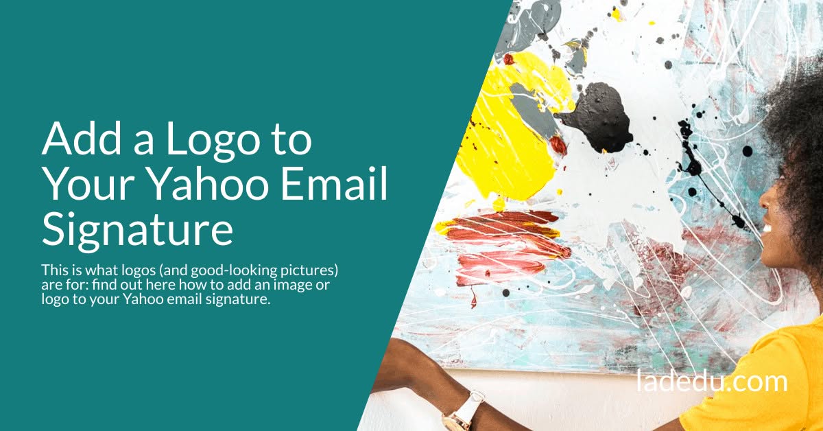 Add a Logo to Your Yahoo Email Signature