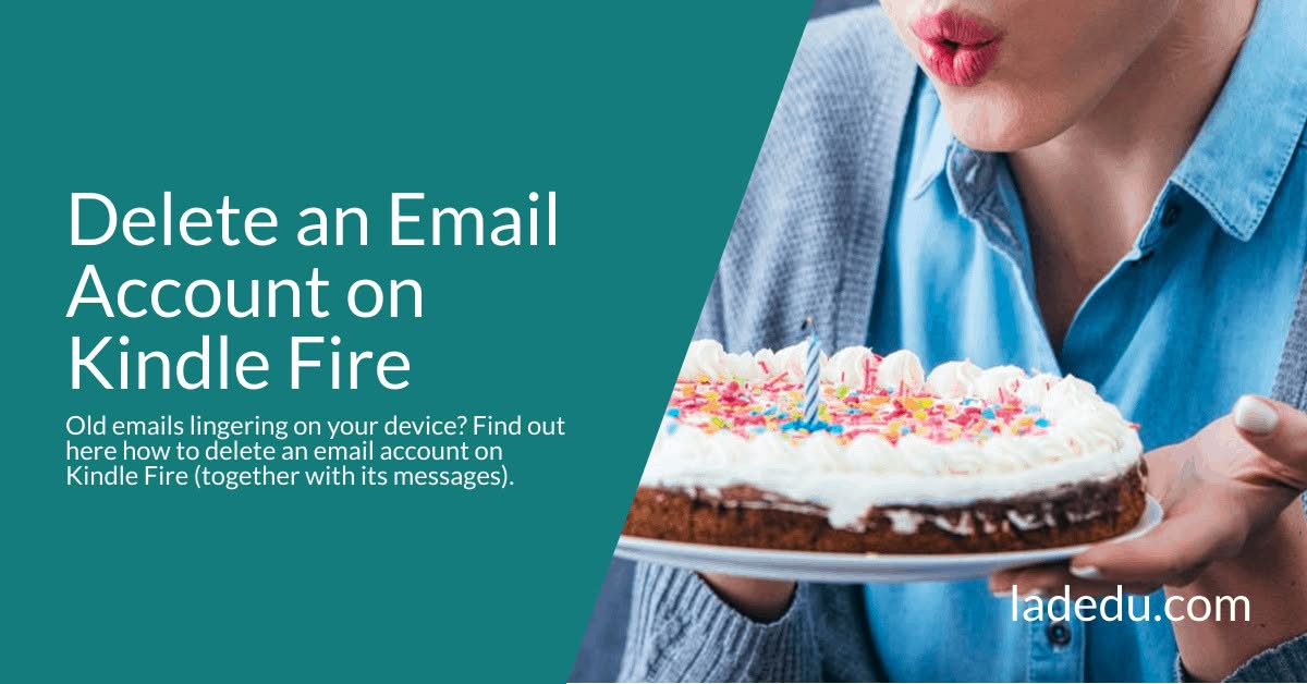 Delete an Email Account on Kindle Fire