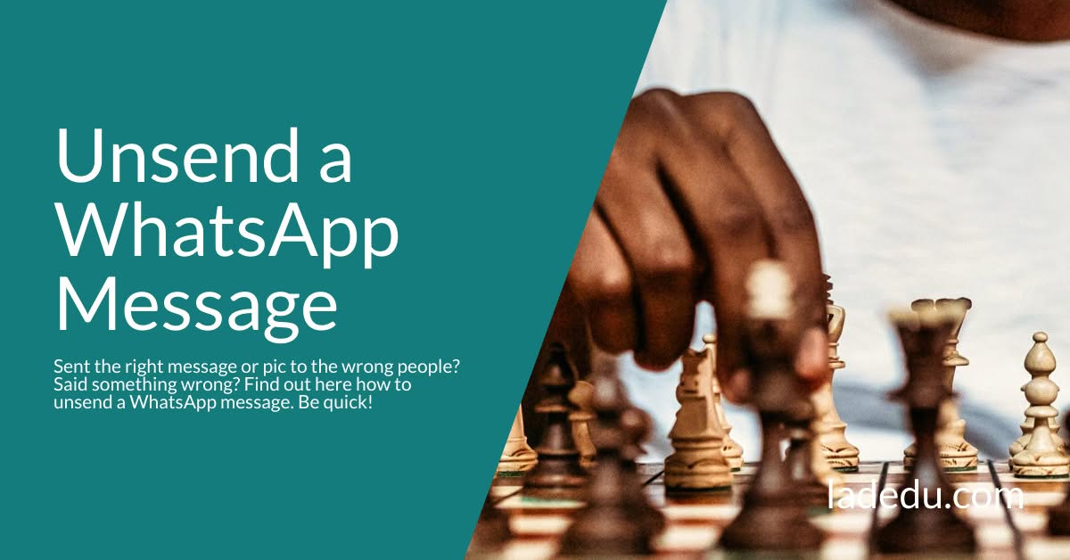 Unsend a WhatsApp Message
