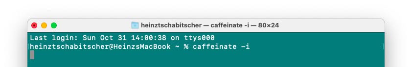 Keep a Mac from Sleeping Indefinitely using Caffeinate on the Terminal
