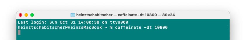 Keep a Mac from Sleeping with a Countdown Timer (Only Terminal Needed)
