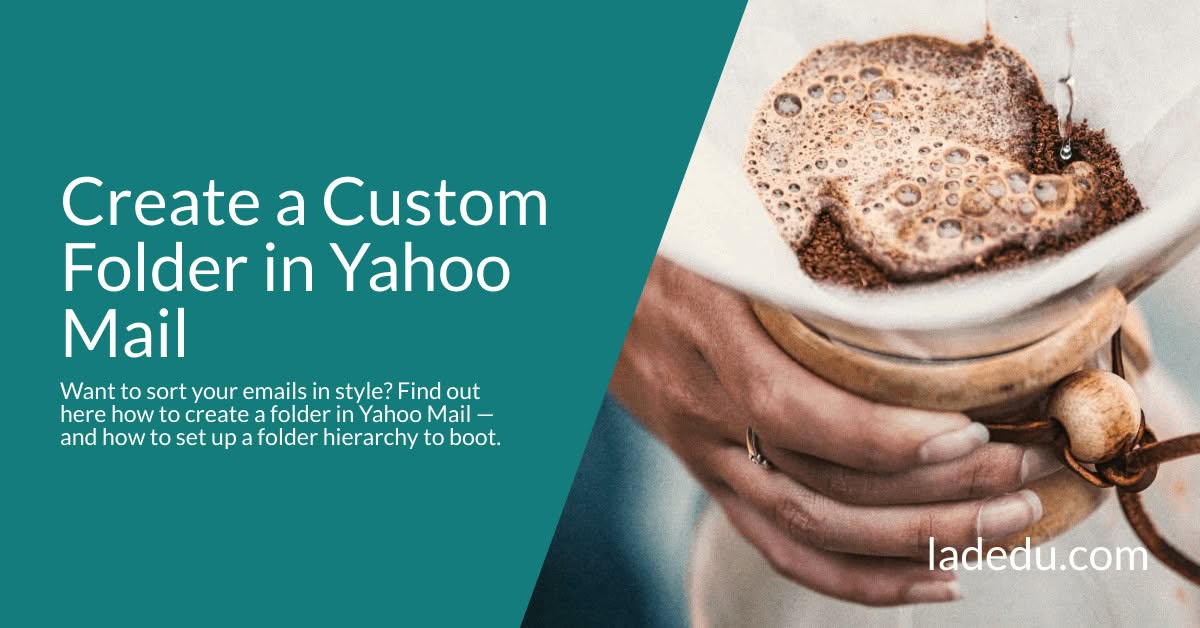Create a Custom Folder in Yahoo Mail