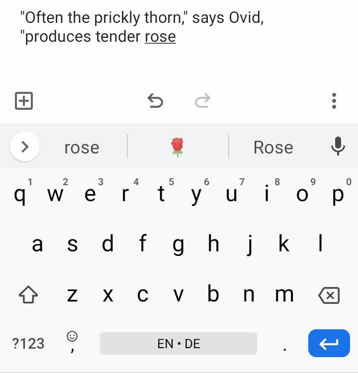 Insert emojis on Android using auto-complete