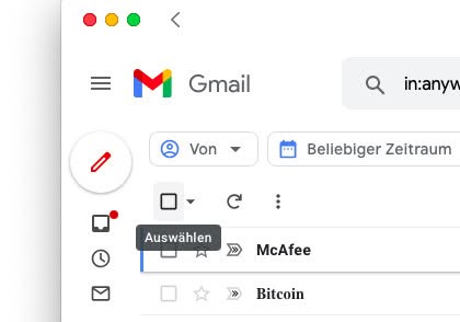 Klicken Sie "Auswählen"
