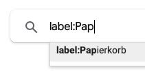 Öffnen Sie den Gmail Papierkorb