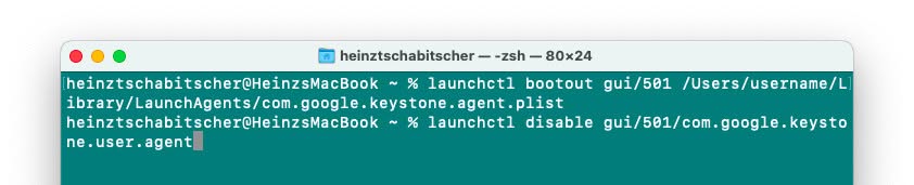 Remove Mac startup apps using launchctl
