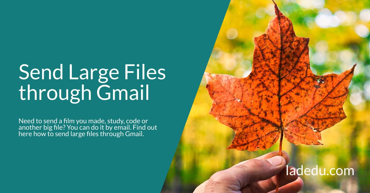 Send Large Files through Gmail