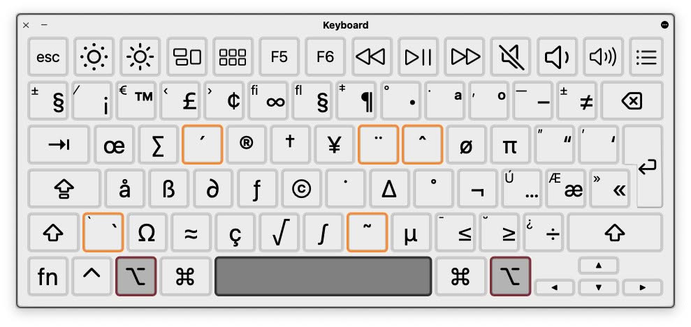 Type a non-breaking space using a Mac keyboard