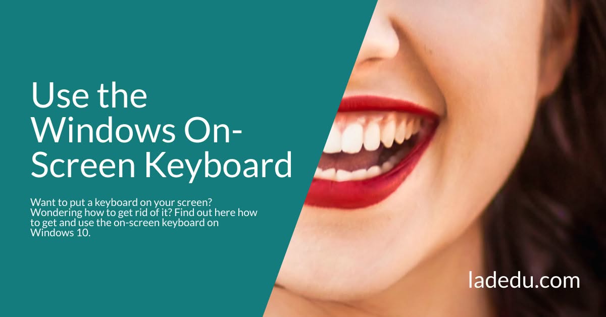 How to Use the Windows On-Screen Keyboard How to Use the Windows On-Screen Keyboard