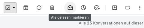 Wählen Sie nun „Als gelesen markeiren“ in Gmail