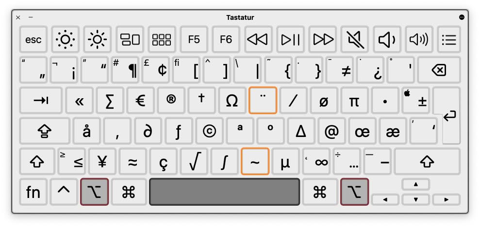 Mit der Tastatur am Mac ein geschütztes Leerzeichen einfügen