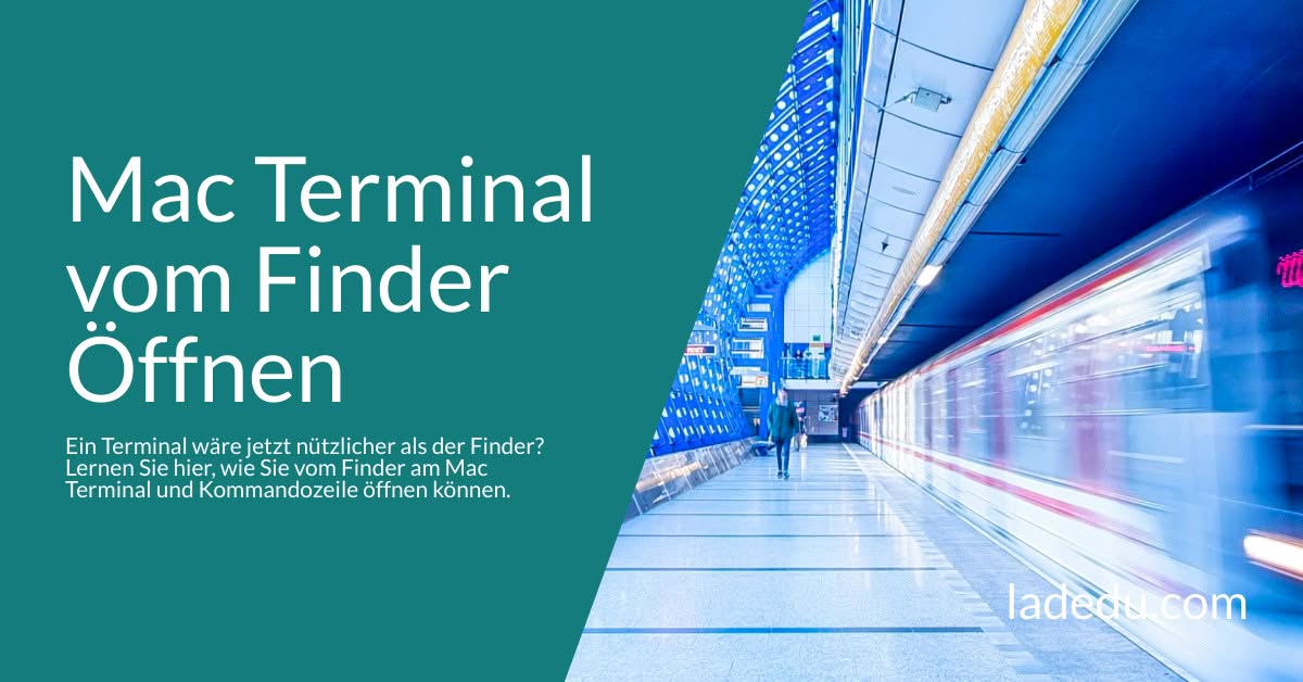 Mac Terminal vom Finder Öffnen