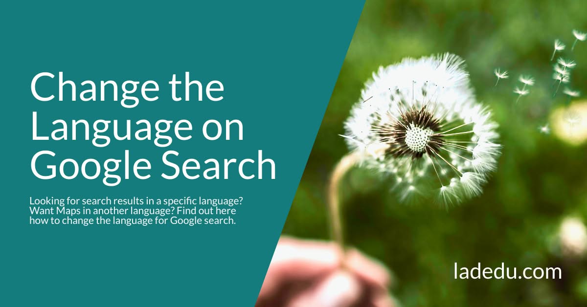 How to Change the Language on Google Search How to Change the Language on Google Search