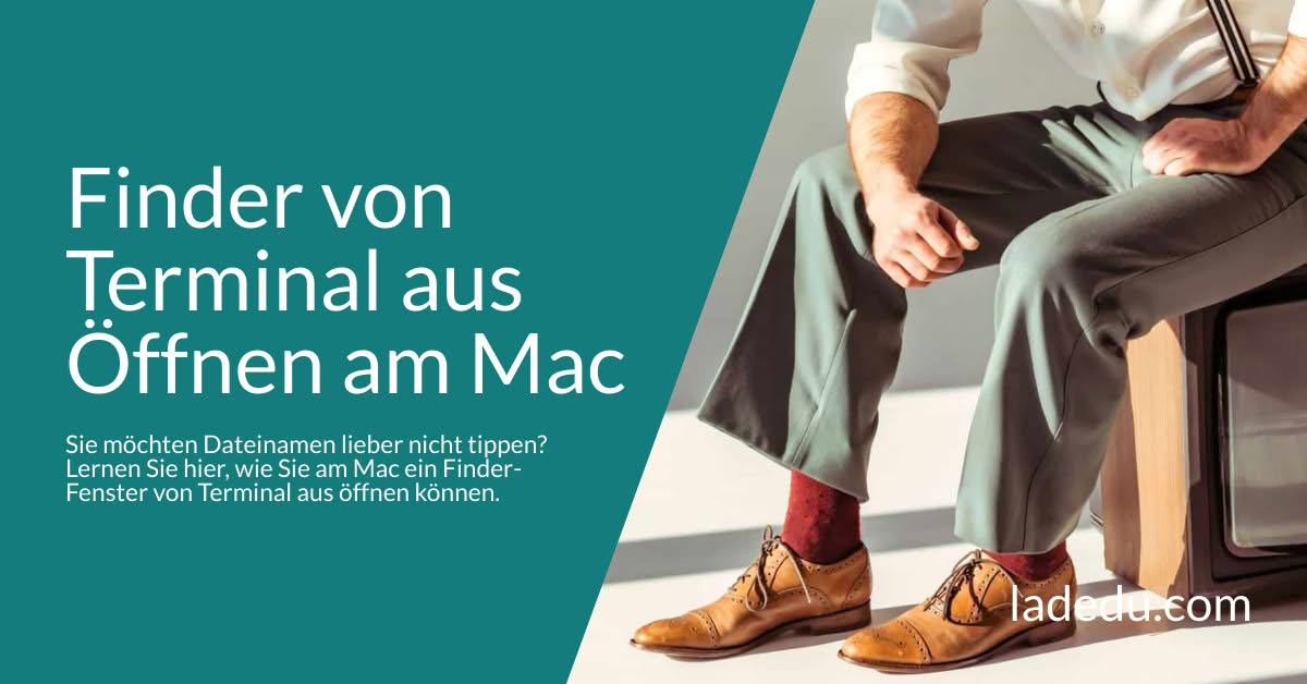 Finder von Terminal aus Öffnen am Mac