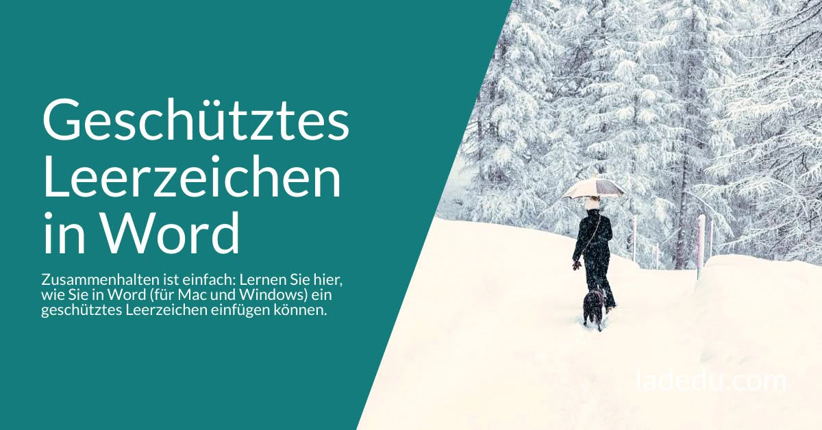 In Word ein Geschütztes Leerzeichen Einfügen: So Wird’s Gemacht