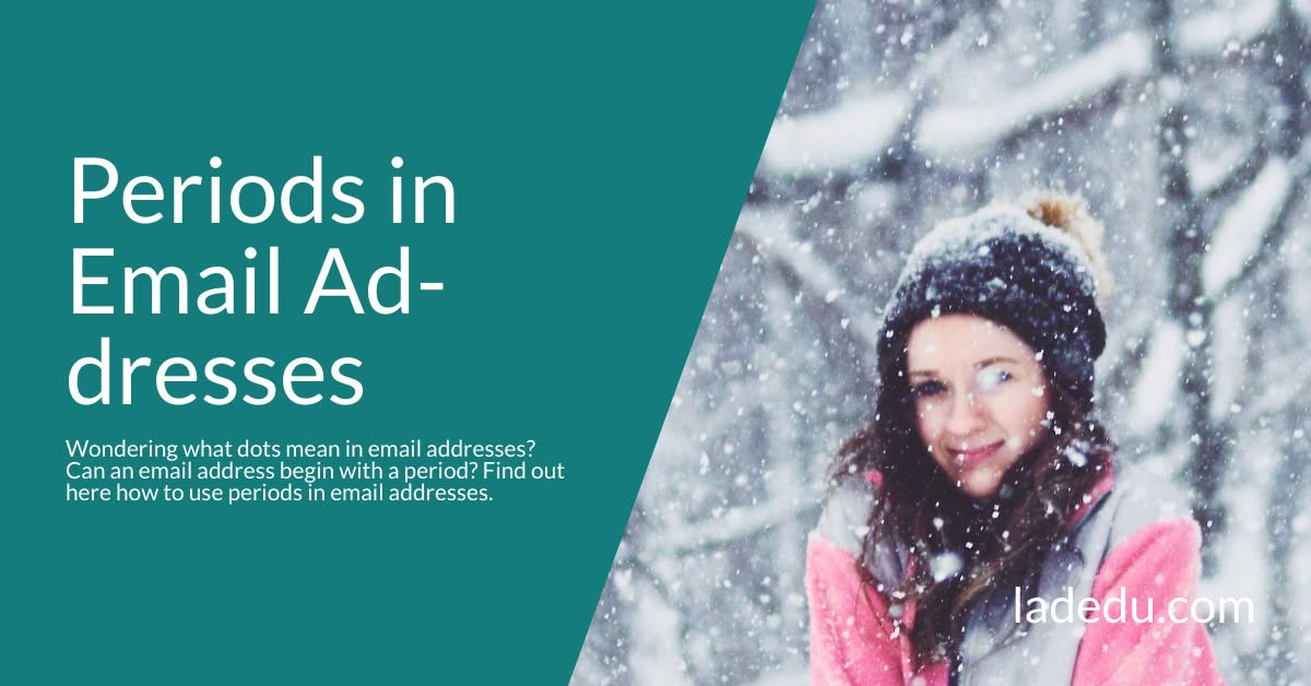 Periods in Email Addresses