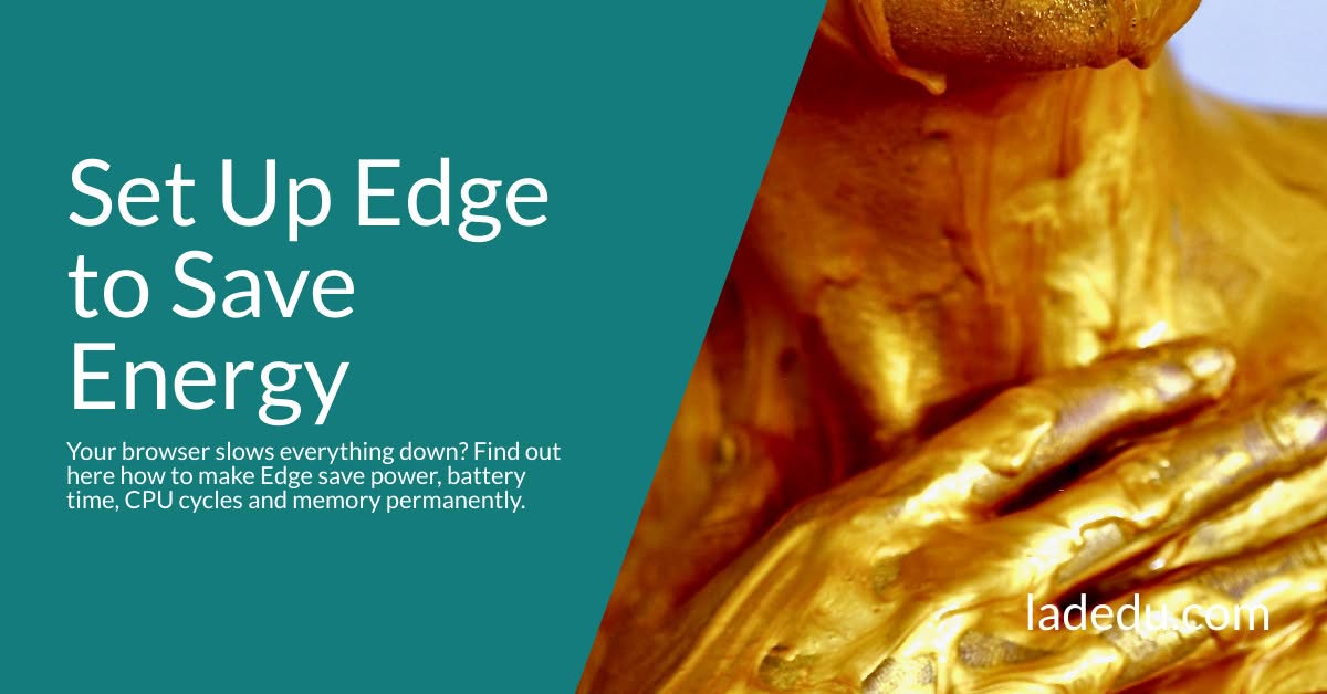 Set Up Edge to Save Energy
