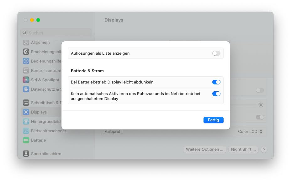 So können Sie den Ruhezustand am Mac deaktivieren