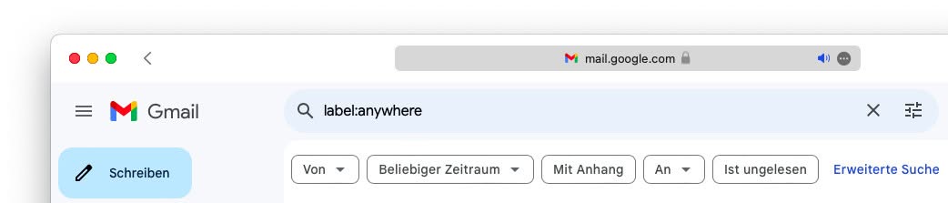 So können Sie in Gmail wirklich alle Emails anzeigen