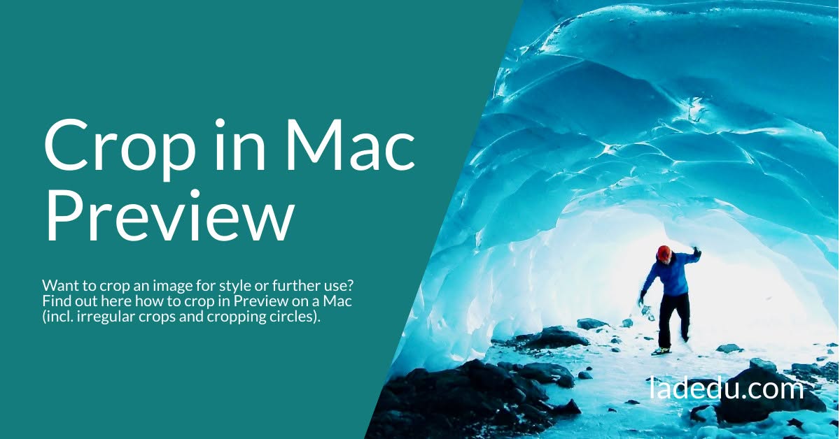 How to Crop an Image in Mac Preview
