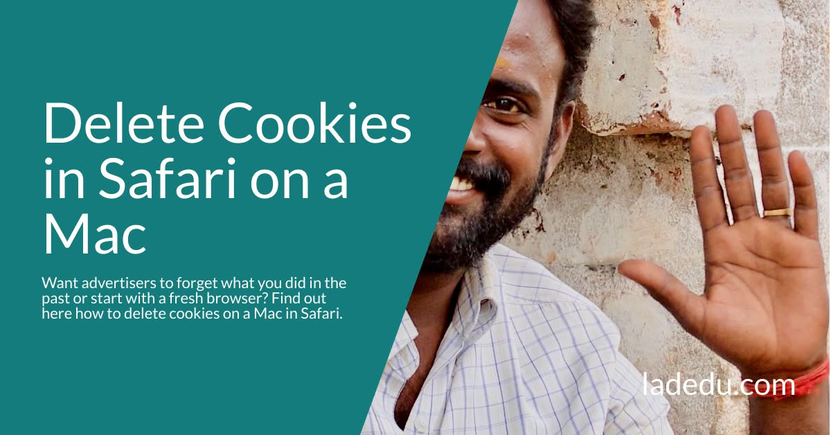 Delete Cookies in Safari on a Mac