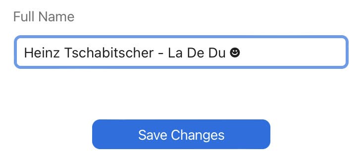 Type the name you want to use for outgoing emails (From line) from iCloud Mail under “Full Name”