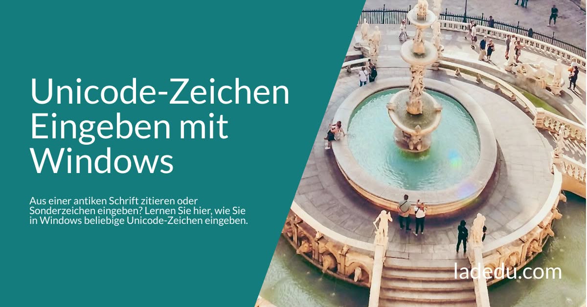 Mit Windows Jedes Unicode-Zeichen Eingeben: So Wird’s Gemacht Mit Windows Jedes Unicode-Zeichen Eingeben: So Wird’s Gemacht