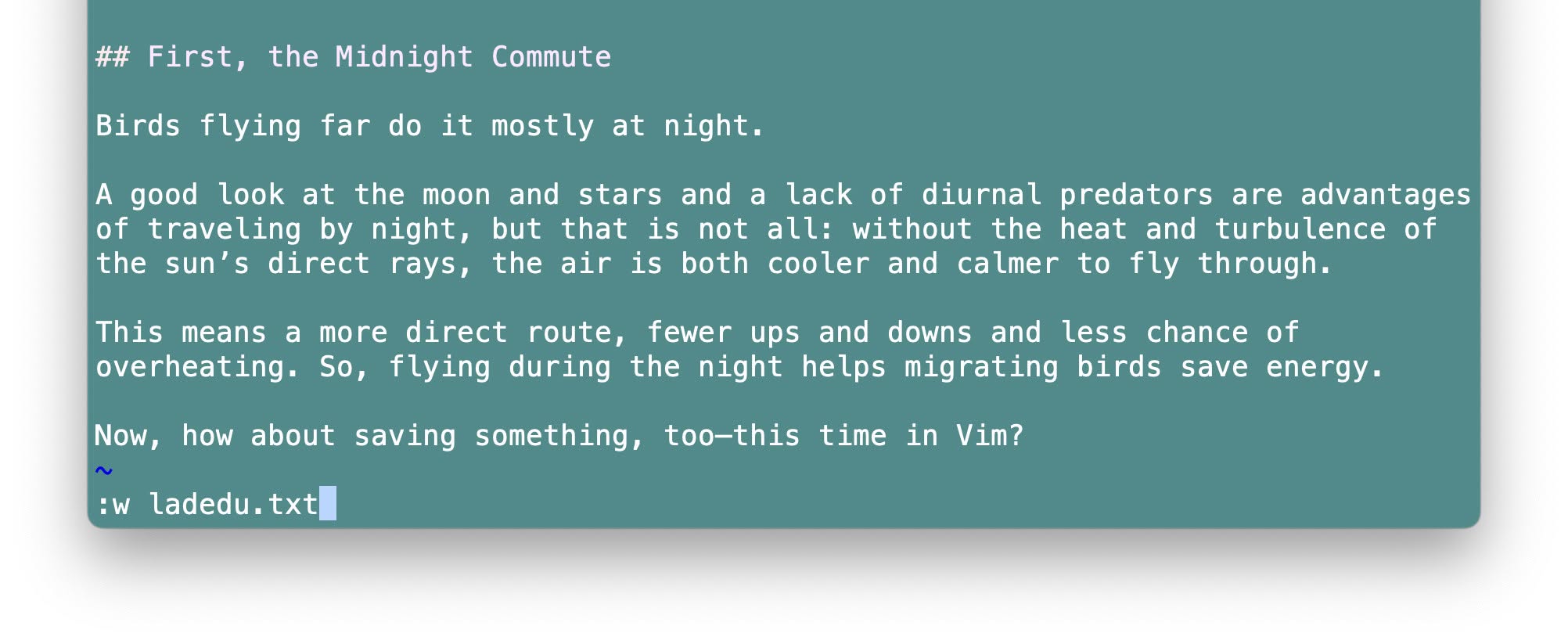 Saving a copy of the current buffer with a new filename in Vim