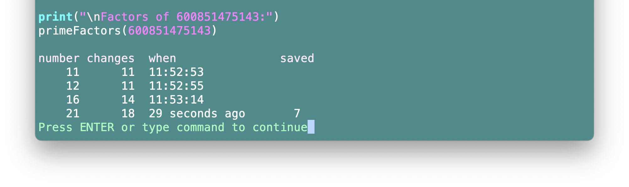 Seeing restore points to undo to in Vim