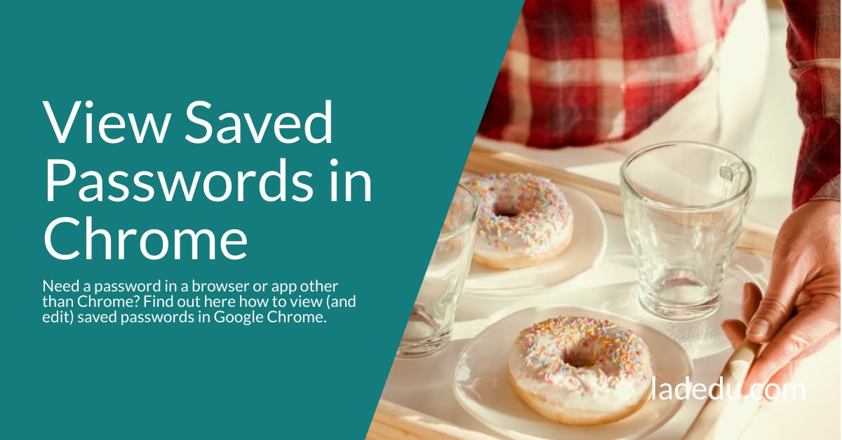 View Saved Passwords in Chrome