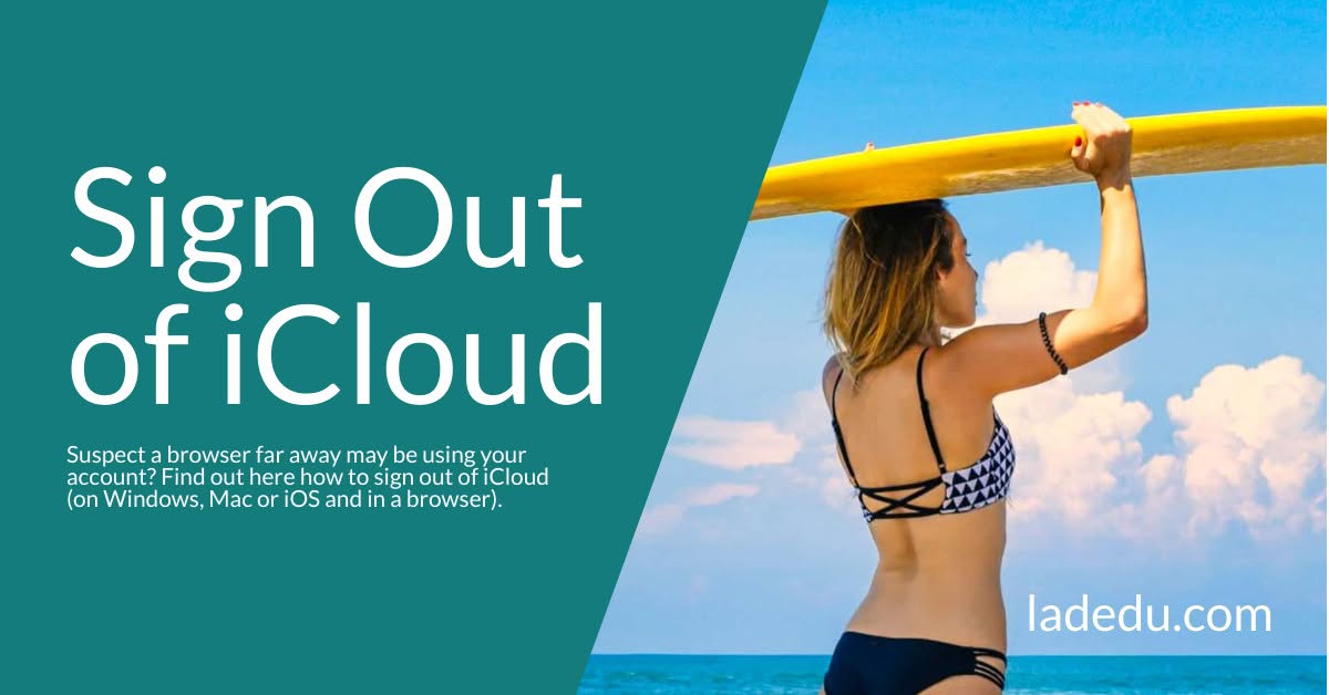 How to Sign Out of iCloud
