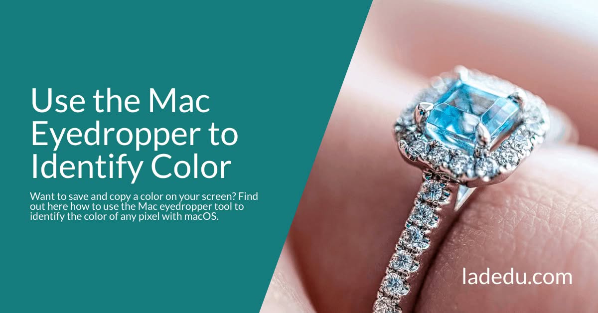 How to Pick Screen Colors with the Mac Color Picker