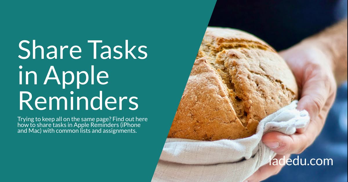 How to Share Tasks in Apple Reminders (iPhone, iPad and Mac)