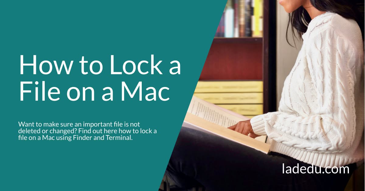 How to Lock a File on a Mac