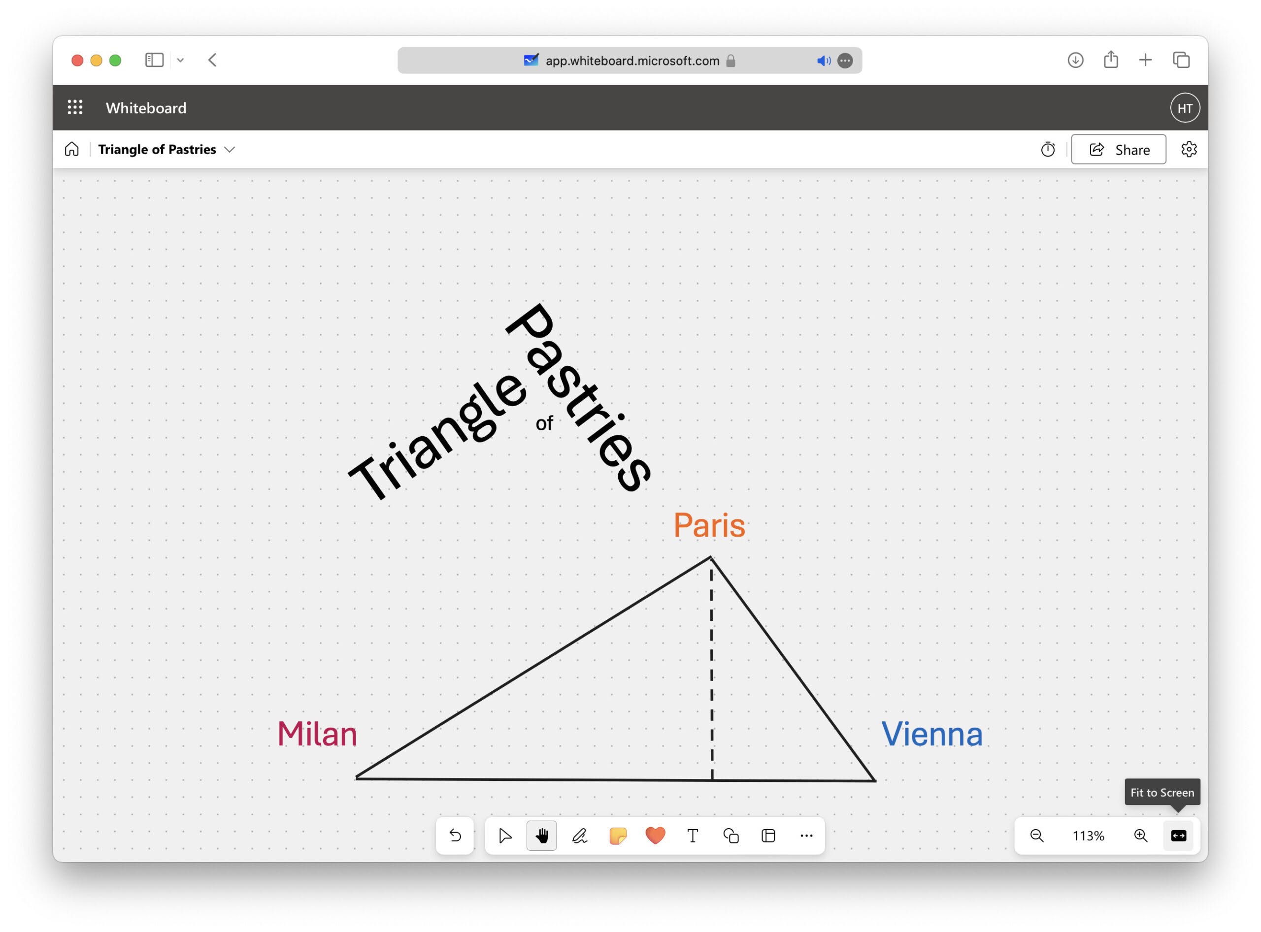 Fitting everything (or as much as possible) on the screen in MS Whiteboard
