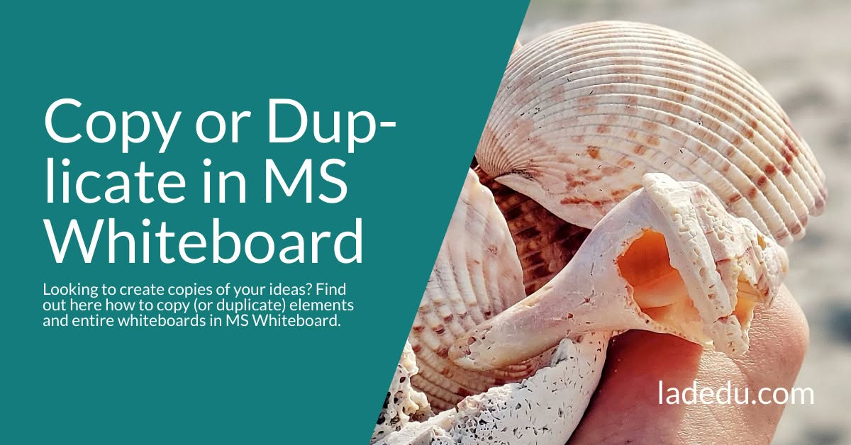 How to Copy (or Duplicate) in MS Whiteboard