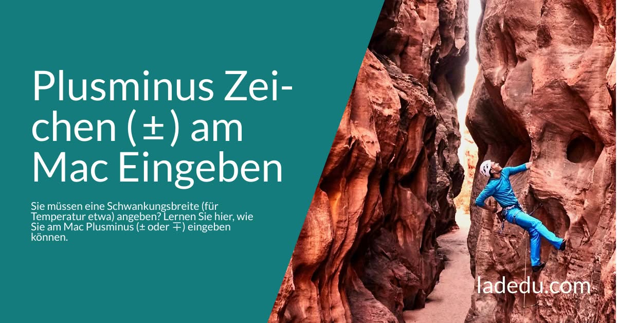 Das Plusminus Zeichen ( ± ) am Mac Eingeben: So Wird’s Gemacht