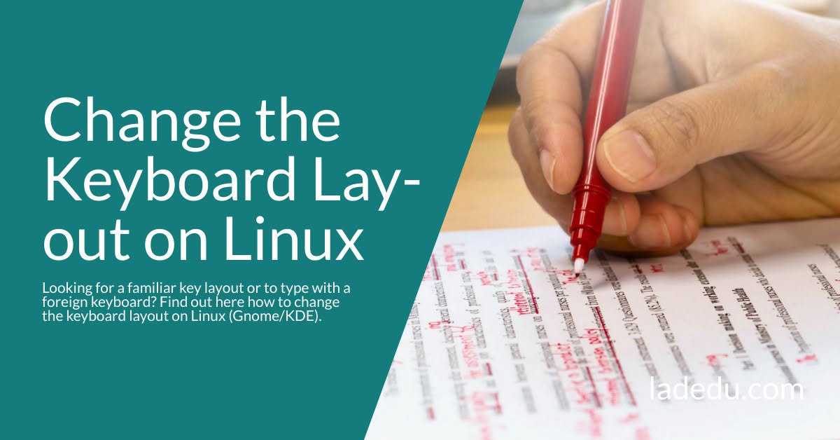 How to Change the Keyboard Layout on Linux