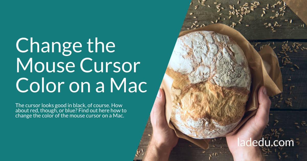 How to Change the Mouse Cursor Color on a Mac