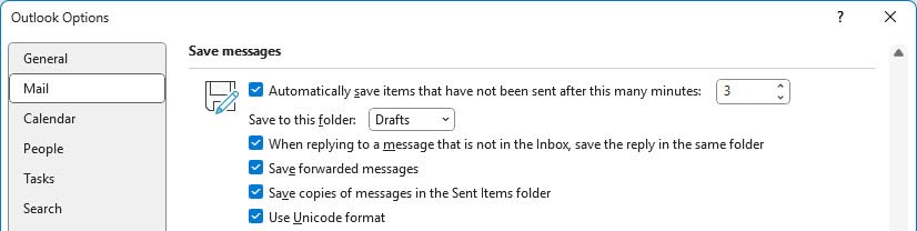 Set up Outlook for Windows to save replies together with the original email