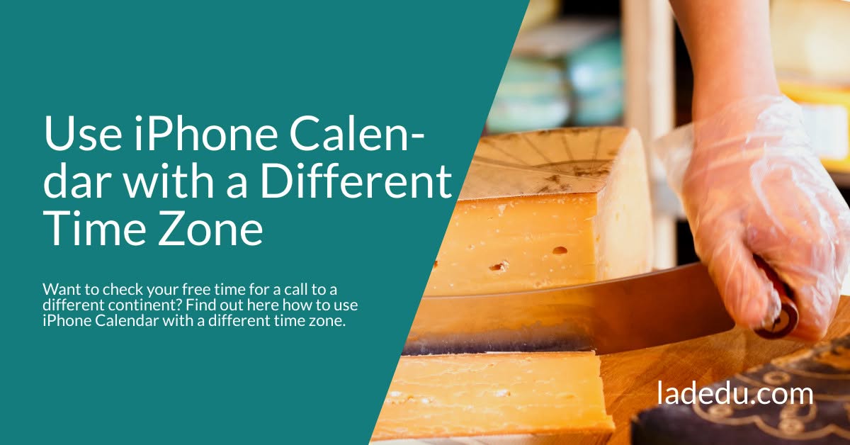 How to Use Apple Calendar with a Different Time Zone on iPhone and iPad How to Use Apple Calendar with a Different Time Zone on iPhone and iPad